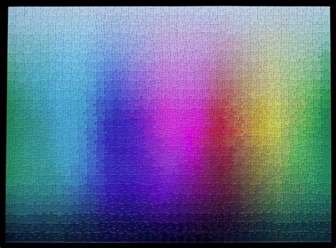That seems like a very long time to focus on one task. 1000 Colours Jigsaw Puzzle