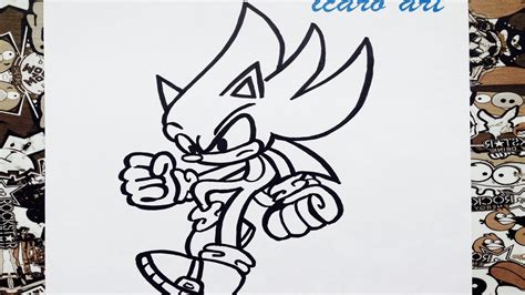 Como Dibujar A Super Sonic Tutorial Como Dibujar A Super Sonic En 8