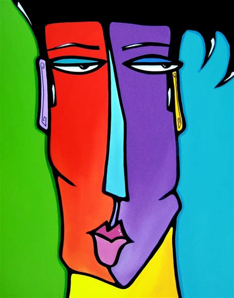 Abstract Painting Modern Pop Art Print Contemporary Colorful Etsy In