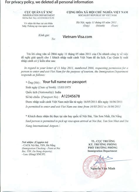 I want my contract letter from my company, inorder to apply for family visit visa how to request to hr,please advice some email format? 7 FAQs about Vietnam visa approval letter for New Zealander - Comprehensive Vietnam Visa ...