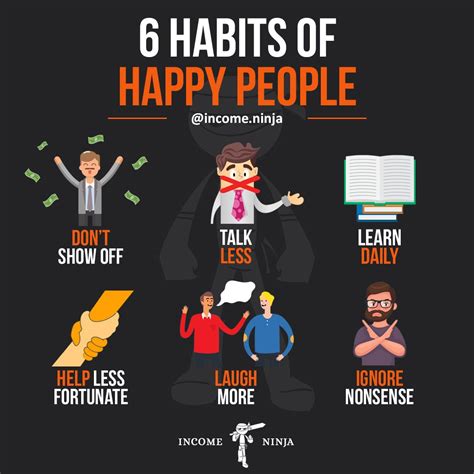 6 Habits Of Happy People