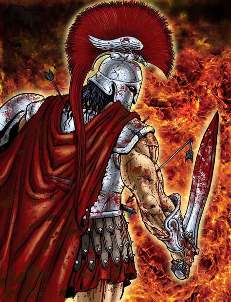 Ares God Of War By Rubusthebarbarian On Deviantart God Of War Greek