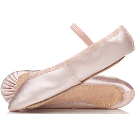 satin ballet shoes pink by provora balletwear uk