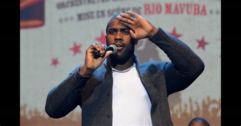 With teddy riner, franck chambily, christian chaumont, jamel debbouze. Teddy Riner lors de l'événement Une Nuit à Makala, au ...