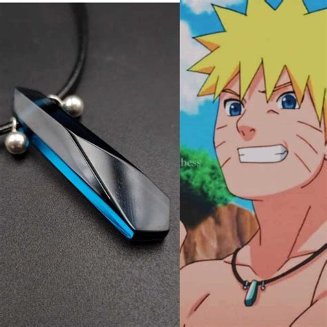 Naruto Pendant Necklace The One Tsunade Gave Him Naruto Etsy Uk