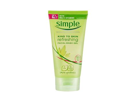 Simple Kind To Skin Refreshing Facial Wash Gel 150ml Ingredients And