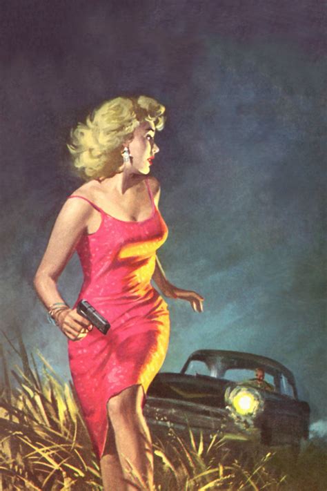 Robert Maguire 1960 A Night For Screaming By Harry Whittington Pulp Art Pulp Fiction Art