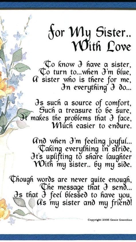 120 Sister Poems Ideas In 2021 Sister Poems Inspirational Quotes Poems