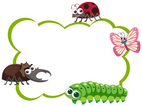 Best Clip Art Of A Ladybug Frame Border Illustrations