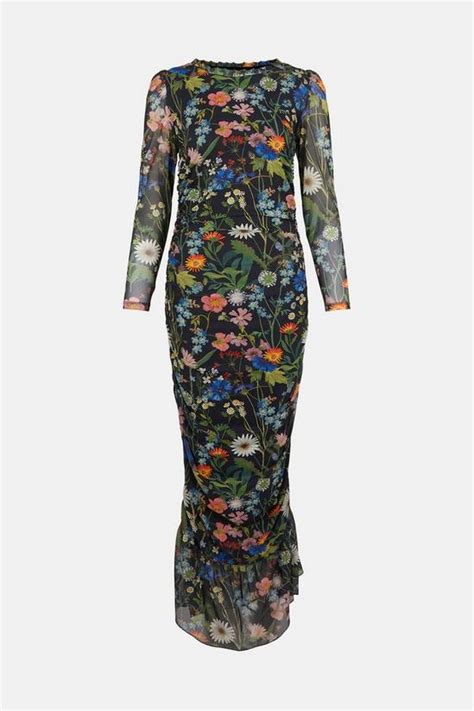 Dresses British Museum X Mary Delany Printed Frill Dress Warehouse