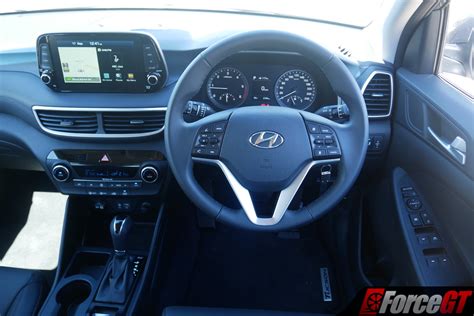 However, its lackluster fuel economy and underwhelming powertrain hold it back from becoming one of the segment's elite offerings. 2019 Hyundai Tucson Active X interior - ForceGT.com