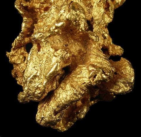 Gold Crystallized Nugget Vlt09 054 Near Ballarat