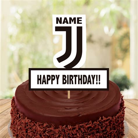 Juventus Cake Topper And Centerpiece Juventus Digital Cake Topper