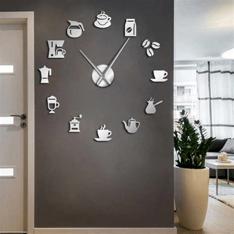 Large Oversized Modern Kitchen Wall Clock T Wows