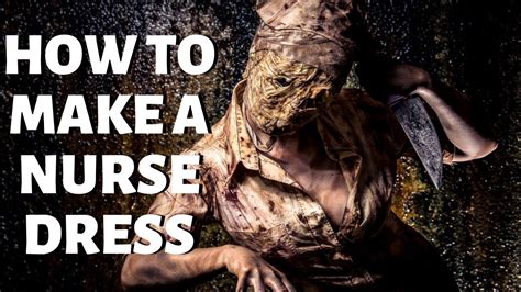 How To Make A Nurse Dress Silent Hill Cosplay Easy Tutorial Youtube