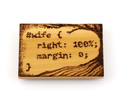 Fridge Magnet With Funny Wife Is Always Right Programmer Etsy Tree Of