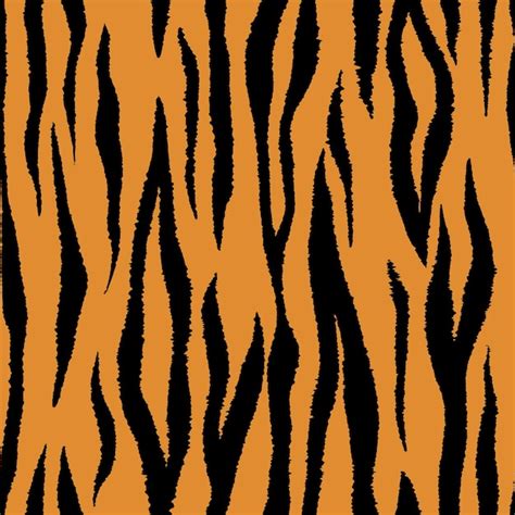 Tigre de patrones sin fisuras impresión de repetición de safari