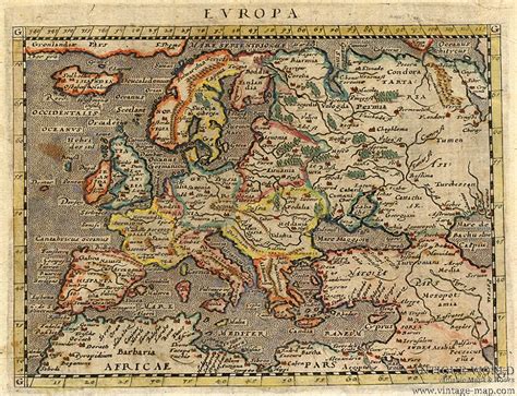 4 Best Images Of Old Vintage Printable Maps Of Europe Free Printable