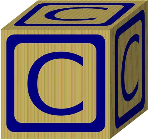 Alphabet Block C Clip Art At Vector Clip Art Online