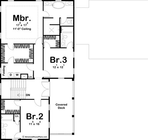 2 Story Southern Style House Plan Ashville House Plans Small House