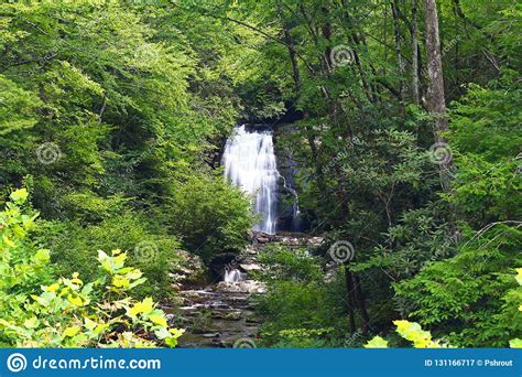 Waterfall In Beautiful Smoky Mountain National Park Stock Image Image