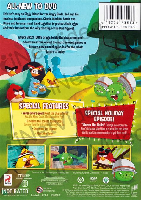 Angry Birds Toons Season One 1 Volume 0ne 1 On Dvd Movie