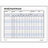 Photos of Employee Payroll Record Form
