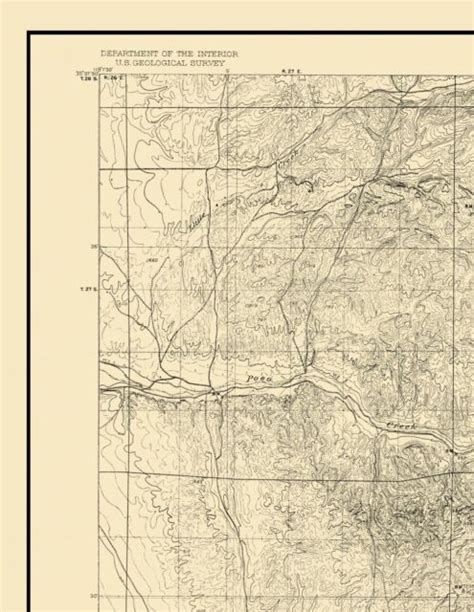 Topo Map Bakersfield California Usgs 1906 23 X 2976 Ebay