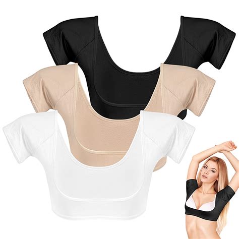 Amazon Com Pcs Underarm Sweat Proof Vest For Women Sweatproof Undershirt With Armpit