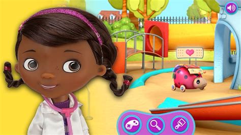 In this game you have to color simple image that has a single character in its construction, our heroine of disney junior, doc mcstuffins. Doc's World | Doc McStuffins online game for kids - YouTube