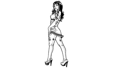 Pin Up Girls Vector Pack By Go Medias Arsenal
