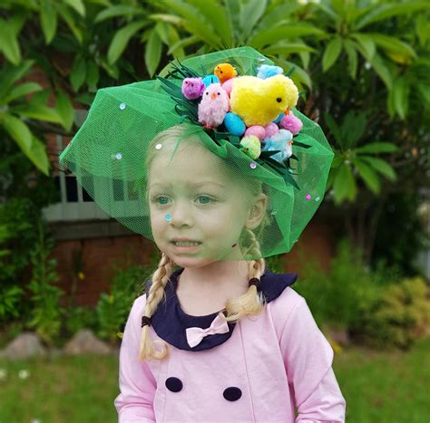 Girls Diy Chicken And Egg Easter Hat Fascinator For School Parades Now