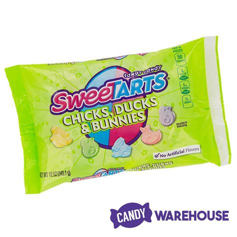 Sweetarts Chicks Ducks Bunnies Candy 12 Ounce Bag Candy Warehouse