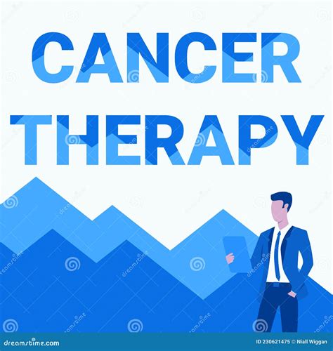 Handwriting Text Cancer Therapy Business Showcase Treatment Of Cancer
