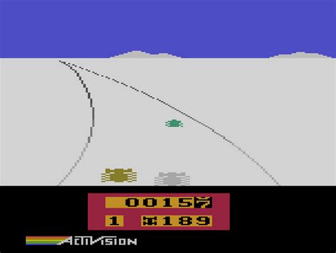 Game Review Activisions Enduro For Atari 2600 A Great Scaling Racer
