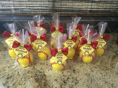 Personalized senior baseball player gift ideas throw. Summer Softball Goodies & Coach's Gift | Softball party ...