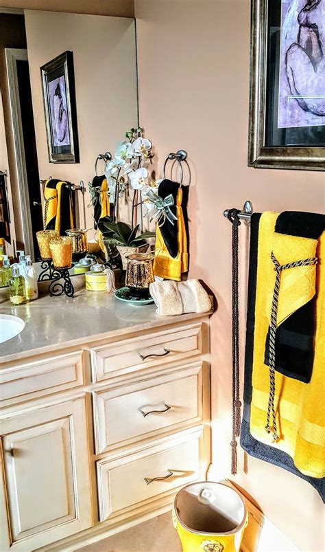 Black And Yellow Bathroom Decor Yellowbathroomdecor