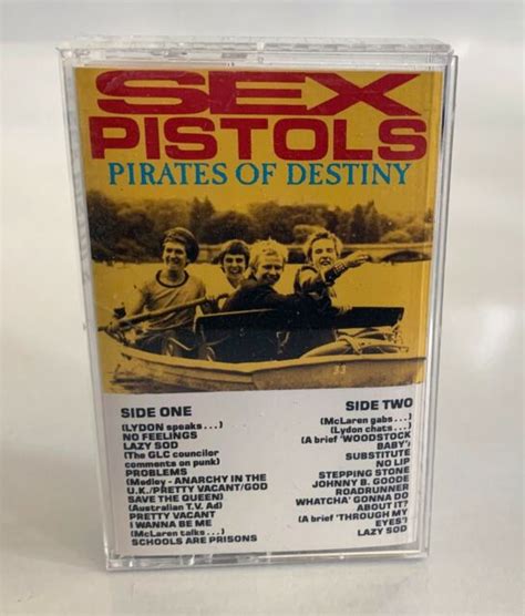 Sex Pistols Pirates Of Destiny 1991 Cassette Tape Lydon Vicious Ball Xc