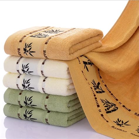 New Bamboo Fiber Bath Towel 70x140cm Super Soft Absorbent Bamboo Bath