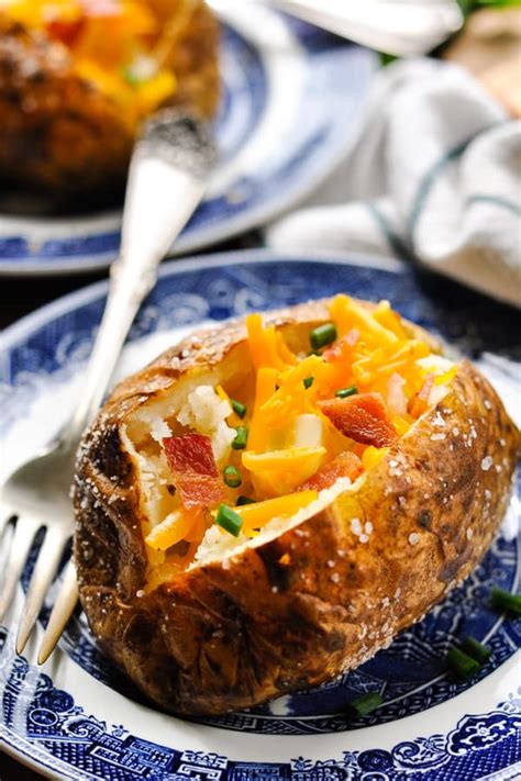 Total cooking time depends on the size of the potato; How to Make Baked Potatoes - The Seasoned Mom