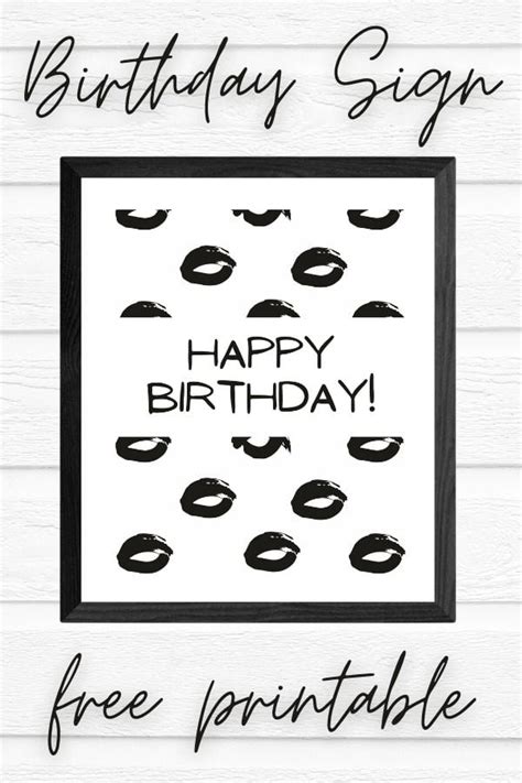 Happy Birthday Signs To Print For Free Free Printable Happy Birthday Banner I Should Be