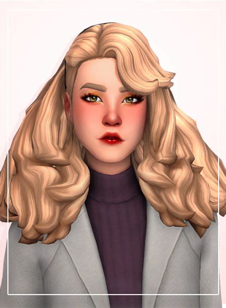 Simmandy Classy~ This Hair Was Inspired By This Edit Made Sims