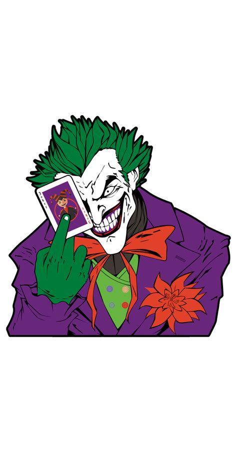 joker with a card sticker joker drawings joker comic work stickers