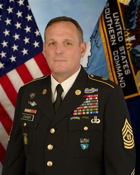 Command Sergeant Major William B Zaiser Us Department Of Defense