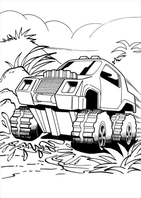 Beste Hot Wheels Battle Force 5 - Free Colouring Pages YE-47