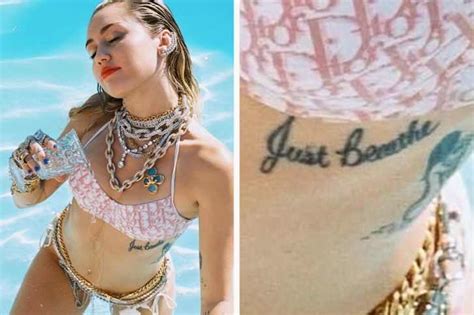 Miley Cyrus Tattoo THE EMERGING INDIA