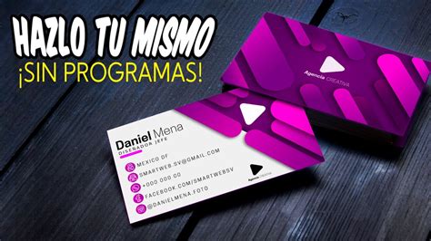 Hacer Tarjetas De Presentacion Online Gratis En EspaÃ±ol Yuwie