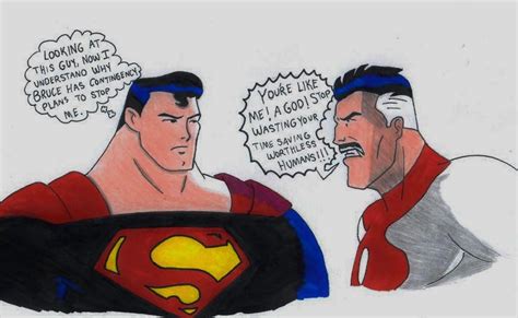 Superman Meets Omni Man By Elvispresleyfan3577 On Deviantart