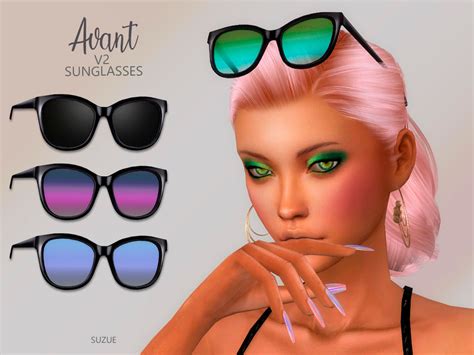 Avant Sunglasses By Suzue At Tsr Sims 4 Updates