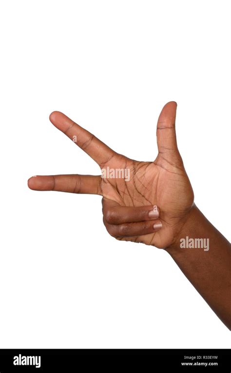 Three Fingers Hi Res Stock Photography And Images Alamy